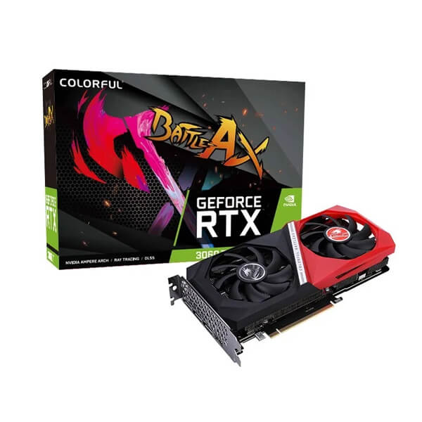 Colorful RTX 3060 Ti NB DUO V2 LHR-V Battle AX 8GB Gaming Graphics Card